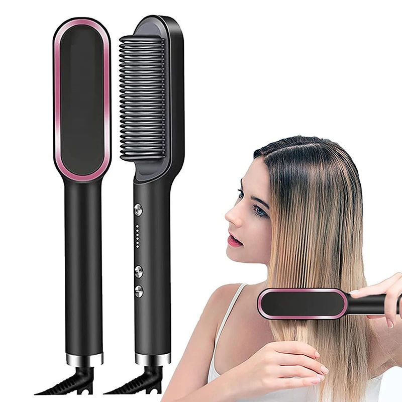 💇‍♀️ 2-in-1 Ionic Hair Curler & Straightener 🔥✨