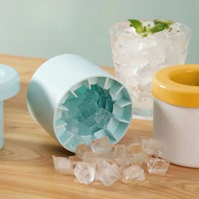 🧊Mini Round Ice Cube Maker & Storage Box🧊❄️