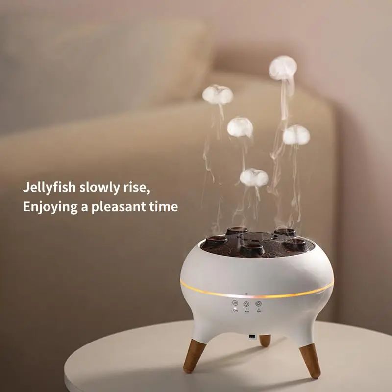 🌊 Jellyfish Air Humidifier 🌈 7-Color Lights 250ml
