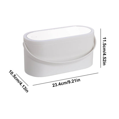 GlamBox Portable Vanity with LED mirror