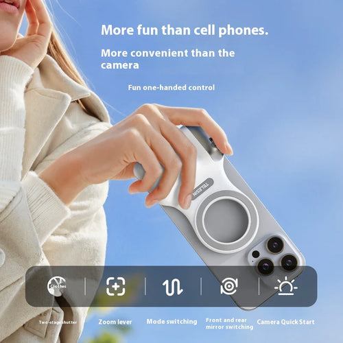 Magnetic Phone Grip with Remote 📷💥✨
